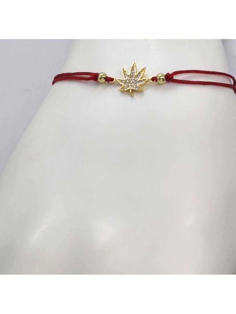 Sterling Silver 925 Leaf design with Adjustable bracelet